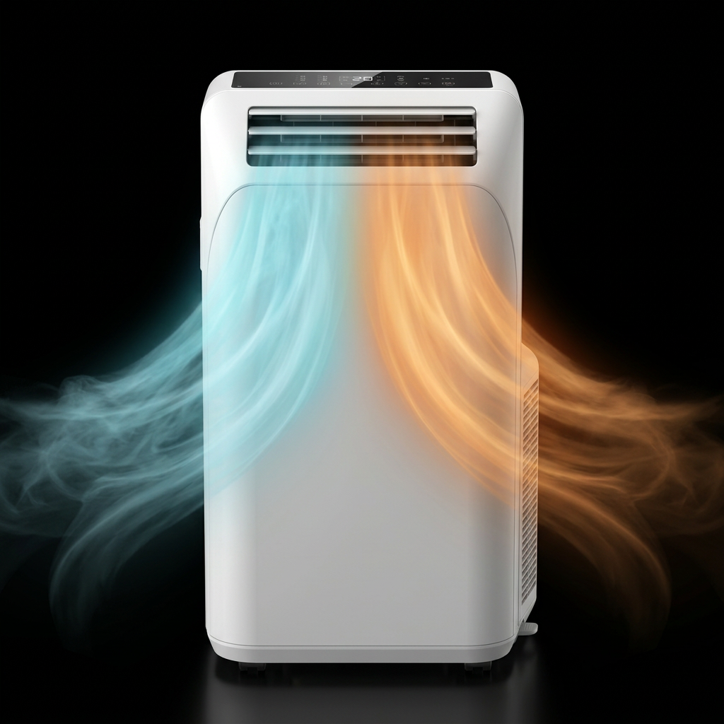 4-en-1 : climatise, chauffe, ventile et déshumidifie.